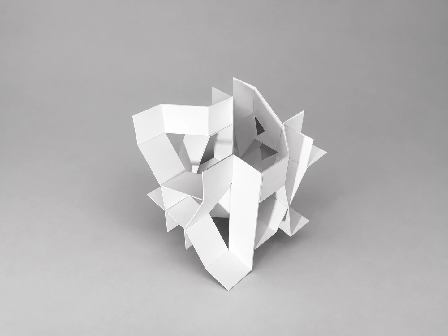Physical model studying enclosure and light